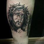 Фото Тату с Иисусом Христом 11.01.2021 №10093 -jesus tattoo- tatufoto.com