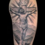 Фото Тату с Иисусом Христом 11.01.2021 №10109 -jesus tattoo- tatufoto.com