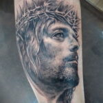 Фото Тату с Иисусом Христом 11.01.2021 №10115 -jesus tattoo- tatufoto.com