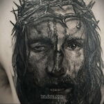 Фото Тату с Иисусом Христом 11.01.2021 №10129 -jesus tattoo- tatufoto.com