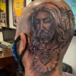 Фото Тату с Иисусом Христом 11.01.2021 №10139 -jesus tattoo- tatufoto.com