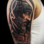 Фото Тату с Иисусом Христом 11.01.2021 №10148 -jesus tattoo- tatufoto.com