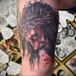 Фото Тату с Иисусом Христом 11.01.2021 №10155 -jesus tattoo- tatufoto.com