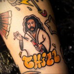 Фото Тату с Иисусом Христом 11.01.2021 №10160 -jesus tattoo- tatufoto.com