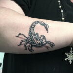 Фото Тату скорпион на запястье 16.01.2021 №0018 -scorpion tattoo on wrist- tatufoto.com