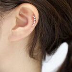 Фото Хрящевой пирсинг 29.01.2021 №0018 - Cartilage piercing - tatufoto.com