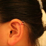 Фото Хрящевой пирсинг 29.01.2021 №0076 - Cartilage piercing - tatufoto.com