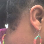 Фото Хрящевой пирсинг 29.01.2021 №0158 - Cartilage piercing - tatufoto.com