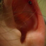 Фото Хрящевой пирсинг 29.01.2021 №0209 - Cartilage piercing - tatufoto.com