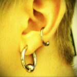 Фото Хрящевой пирсинг 29.01.2021 №0220 - Cartilage piercing - tatufoto.com