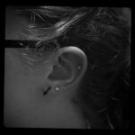 Фото Хрящевой пирсинг 29.01.2021 №0291 - Cartilage piercing - tatufoto.com
