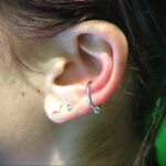Фото Хрящевой пирсинг 29.01.2021 №0296 - Cartilage piercing - tatufoto.com