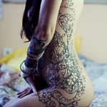 Фото девушки с татуировками 24.01.2021 №0039 - girl with tattoo - tatufoto.com