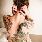 Фото девушки с татуировками 24.01.2021 №0123 - girl with tattoo - tatufoto.com