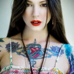 Фото девушки с татуировками 24.01.2021 №0370 - girl with tattoo - tatufoto.com