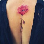 Фото женского цветного рисунка тату 09.01.2021 №1008 -color female tattoo- tatufoto.com
