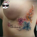 Фото женского цветного рисунка тату 09.01.2021 №1171 -color female tattoo- tatufoto.com
