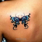 Фото женского цветного рисунка тату 09.01.2021 №1183 -color female tattoo- tatufoto.com
