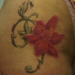 Фото женского цветного рисунка тату 09.01.2021 №1187 -color female tattoo- tatufoto.com