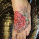 Фото женского цветного рисунка тату 09.01.2021 №1212 -color female tattoo- tatufoto.com