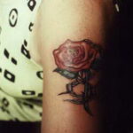 Фото женского цветного рисунка тату 09.01.2021 №1584 -color female tattoo- tatufoto.com