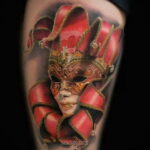 Фото женского цветного рисунка тату 09.01.2021 №1655 -color female tattoo- tatufoto.com