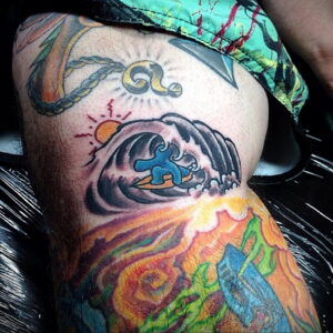 Фото интересного рисунка татуировки 08.01.2021 №11366 -interesting tattoo- tatufoto.com