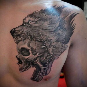 Фото интересного рисунка татуировки 08.01.2021 №11370 -interesting tattoo- tatufoto.com