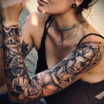 Фото интересного рисунка татуировки 08.01.2021 №1364 -interesting tattoo- tatufoto.com