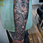 Фото пример рисунка для тату часы 19.01.2021 №0004 - tattoo clock - tatufoto.com