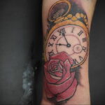 Фото пример рисунка для тату часы 19.01.2021 №0008 - tattoo clock - tatufoto.com
