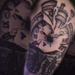 Фото пример рисунка для тату часы 19.01.2021 №0012 - tattoo clock - tatufoto.com