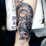 Фото пример рисунка для тату часы 19.01.2021 №0017 - tattoo clock - tatufoto.com