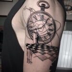Фото пример рисунка для тату часы 19.01.2021 №0061 - tattoo clock - tatufoto.com