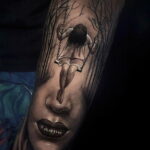 Фото страшного рисунка тату 10.01.2021 №10005 -scary tattoo- tatufoto.com