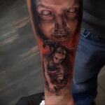 Фото страшного рисунка тату 10.01.2021 №10025 -scary tattoo- tatufoto.com