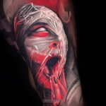 Фото страшного рисунка тату 10.01.2021 №10071 -scary tattoo- tatufoto.com