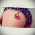 Фото тату вишня 07.01.2021 №1128 -cherry tattoo- tatufoto.com