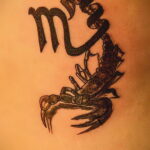 Фото тату зодиак скорпион 16.01.2021 №0017 -scorpio zodiac tattoo- tatufoto.com