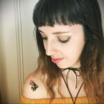 Фото тату мохнатый полосатый шмель 03.01.2021 №047 -bumblebee tattoo- tatufoto.com