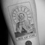 Фото тату портрет Мак Миллера 20.01.2021 №0022 - Mac Miller tattoo - tatufoto.com
