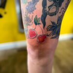 Фото тату рисунок вишня 07.01.2021 №104 -cherry tattoo- tatufoto.com