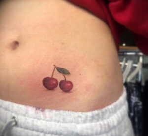 Фото тату рисунок вишня 07.01.2021 №116 -cherry tattoo- tatufoto.com