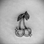 Фото тату рисунок вишня 07.01.2021 №177 -cherry tattoo- tatufoto.com