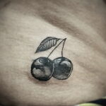 Фото тату рисунок вишня 07.01.2021 №182 -cherry tattoo- tatufoto.com