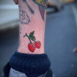 Фото тату рисунок вишня 07.01.2021 №207 -cherry tattoo- tatufoto.com