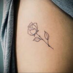 Фото тату роза для девушки 25.01.2021 №0004 - rose tattoo for girls - tatufoto.com
