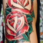 Фото тату роза для девушки 25.01.2021 №0013 - rose tattoo for girls - tatufoto.com