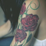 Фото тату роза для девушки 25.01.2021 №0033 - rose tattoo for girls - tatufoto.com