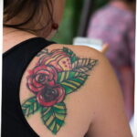 Фото тату роза для девушки 25.01.2021 №0040 - rose tattoo for girls - tatufoto.com